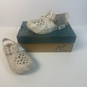 CHACO CHILLOS CLOG JCH109434 SANDALES SHOES DESERT SAND TAN SWIRL WOMENS SIZE 8